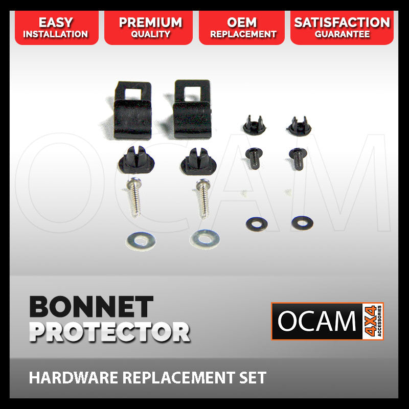 Replacement Bonnet Protector Clips For Holden Colorado RC 2008-11 Fitting Kit – additional photo