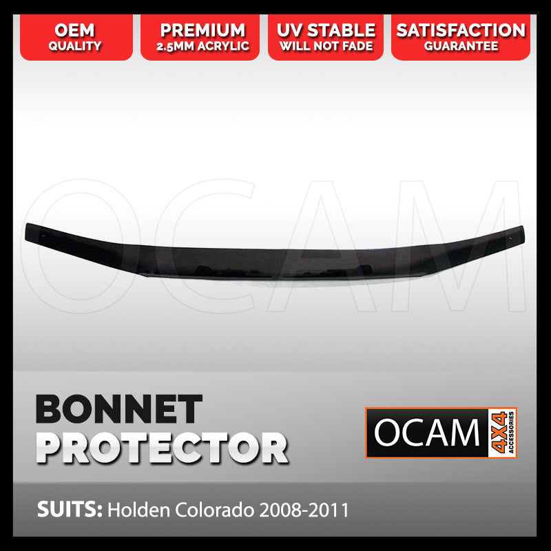 Bonnet Protector For Holden Colorado RC 2008 - 2011 Tinted Guard – additional photo