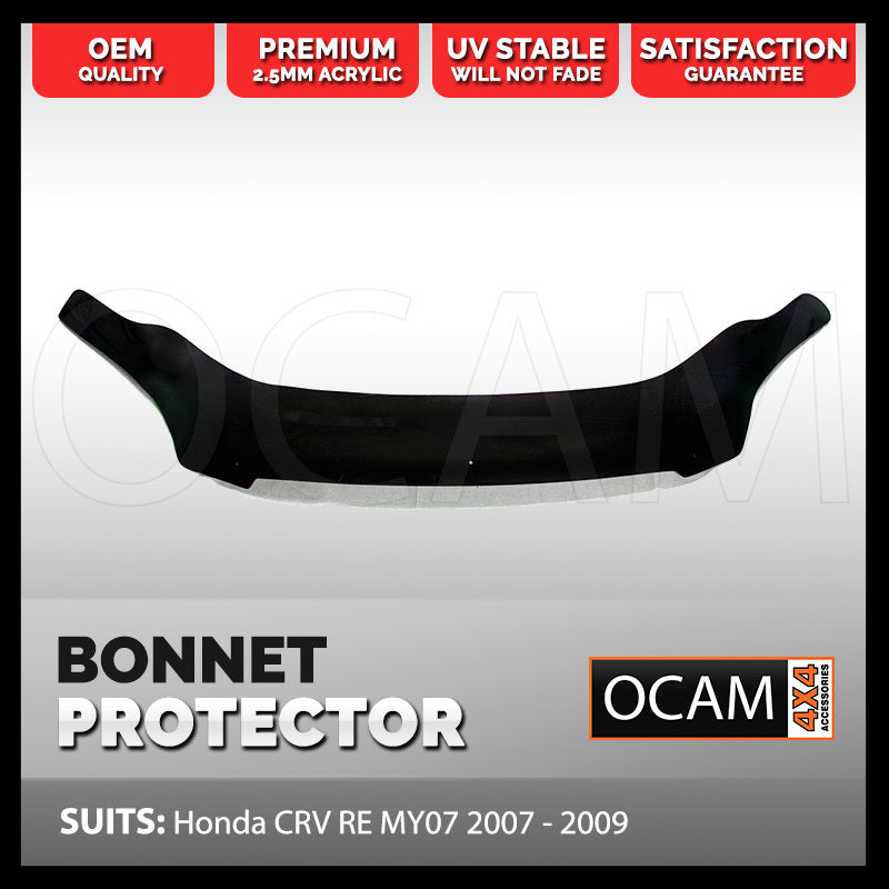 Bonnet Protector for Honda CR-V CRV RE MY07 2007 - 2009 Tinted Guard – additional photo