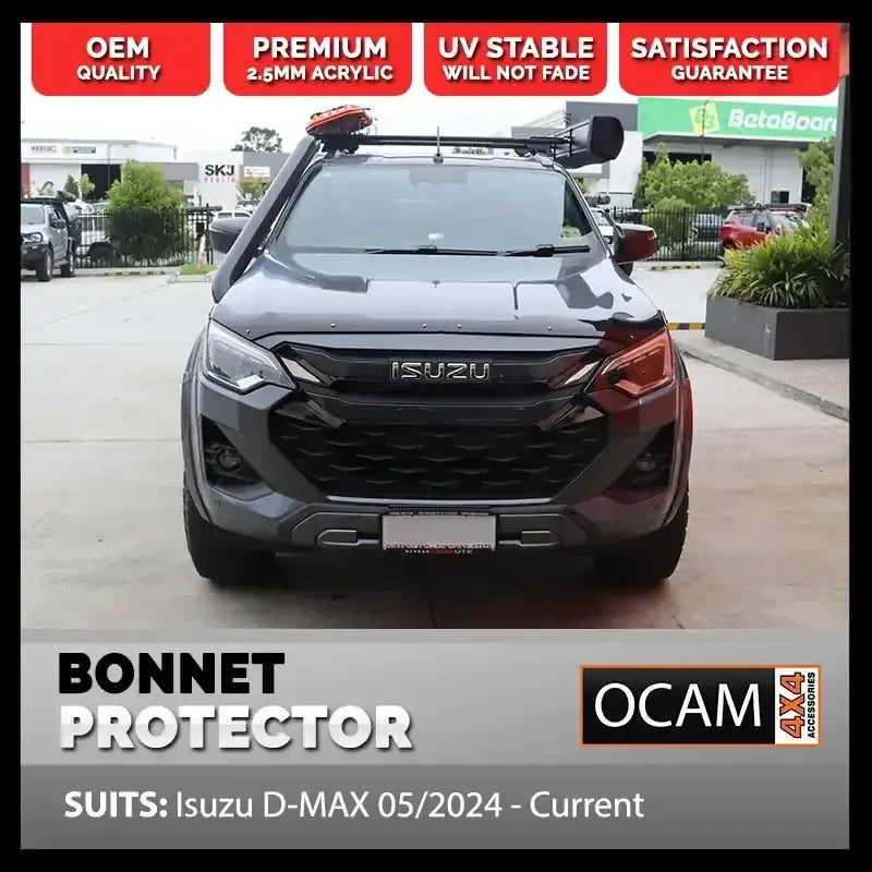 Bonnet Protector for Isuzu D-MAX 05/2024 - Current Tinted Guard DMAX – additional photo