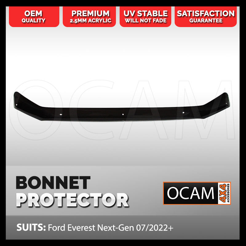 Bonnet Protector for Ford Everest Next-Gen 7/2022-On Tinted Guard – additional photo
