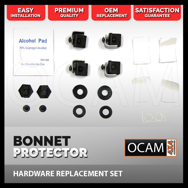 Replacement Bonnet Protector Clips for Ford BA BF Falcon XT XR6 XR8 Futura Fairlane Fairmont LTD, Fitting Kit – additional photo