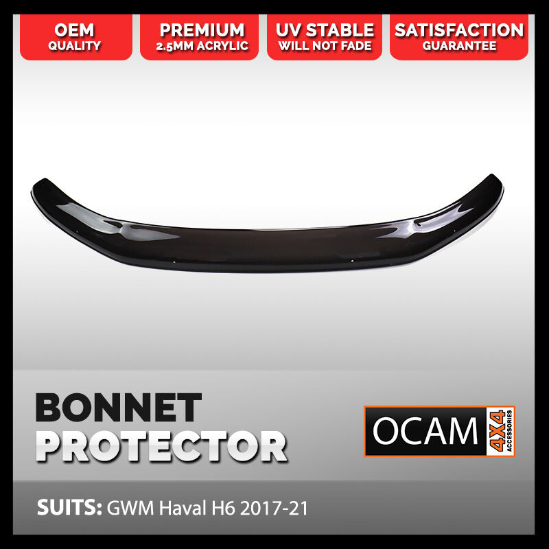 Bonnet Protector for GWM Haval H6 2017-20 Tinted Guard – additional photo