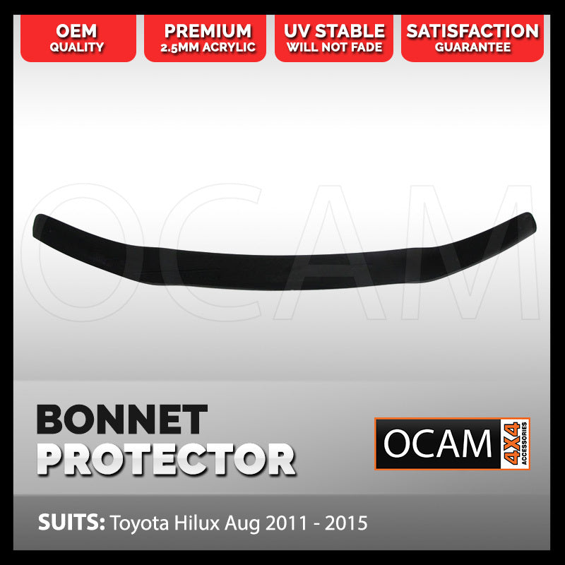 Bonnet Protector for Toyota Hilux N70 08/2011-15 Tinted Guard – additional photo