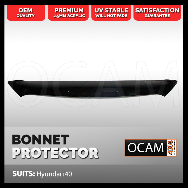 Bonnet Protector for Hyundai i40, Tinted Guard – additional photo