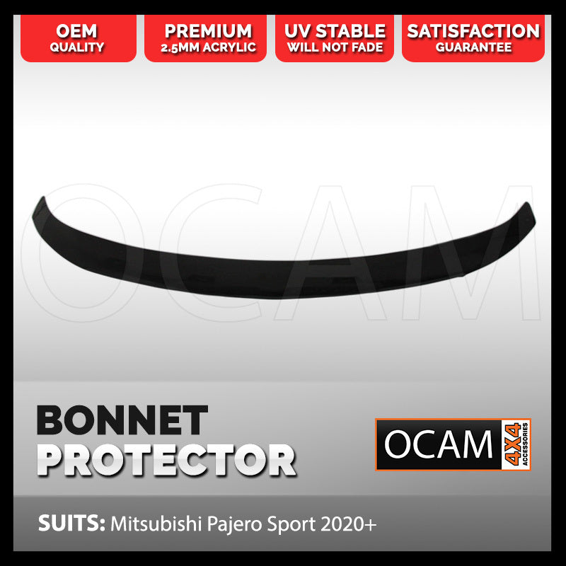 Bonnet Protector for Mitsubishi Pajero Sport QF QG 11/2019-2025, Tinted Guard – additional photo