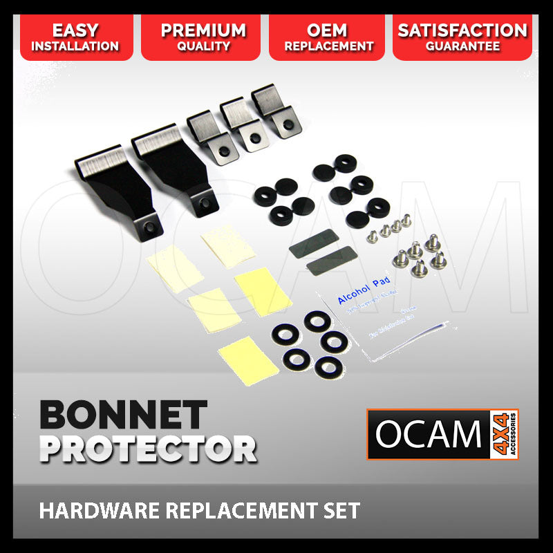 Replacement Bonnet Protector Clips for Ford Ranger PK 2009-2011 Tinted Guard – additional photo