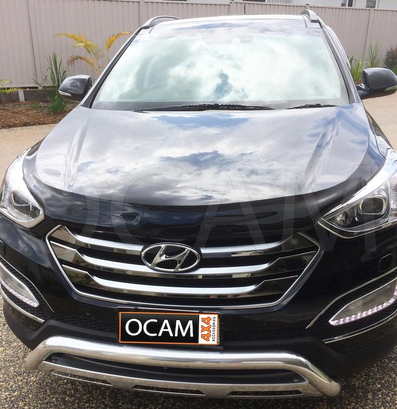 Bonnet Protector for Hyundai Santa FE DM 2012-2018 Tinted Guard – additional photo