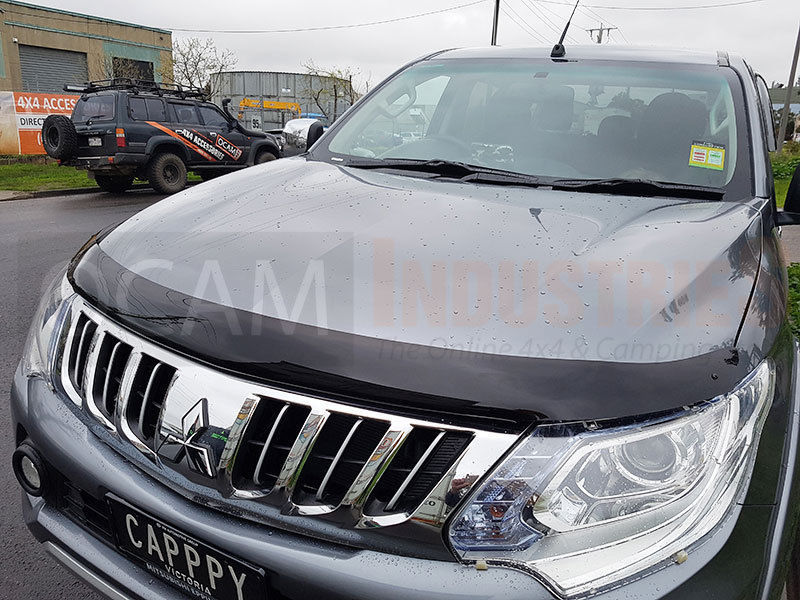 Bonnet Protector for Mitsubishi Triton MQ 05/2015-11/2018 Tinted Guard – additional photo