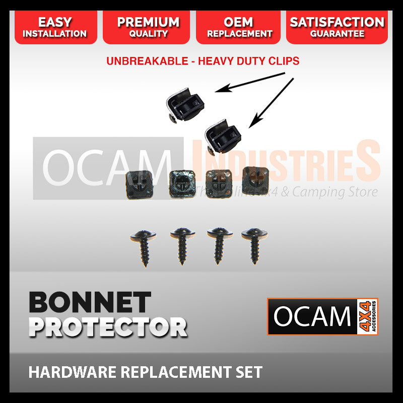 Replacement Bonnet Protector Clips for Mitsubishi Triton ML MN 2006-04/2015 – additional photo