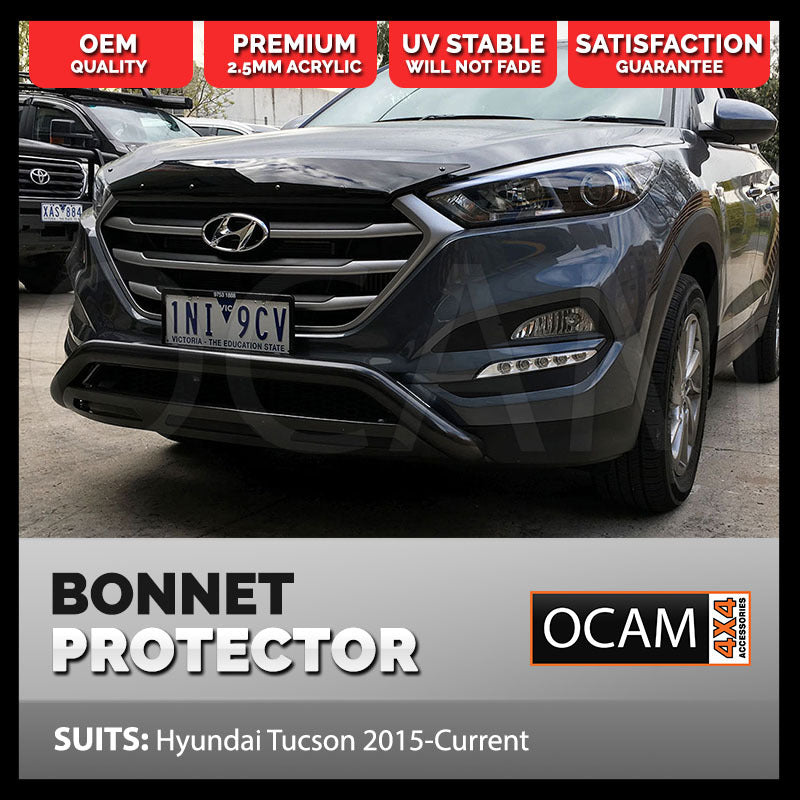 Bonnet Protector for Hyundai Tucson 2015-2020 Tinted – additional photo