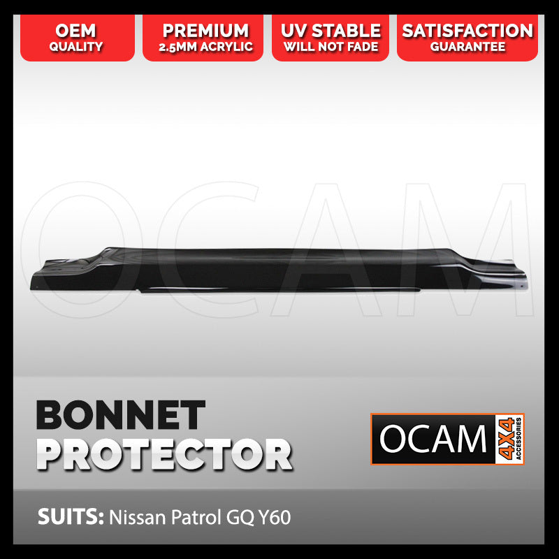 Bonnet Protector for Nissan Patrol GQ Y60 Tinted Guard Maverick – additional photo
