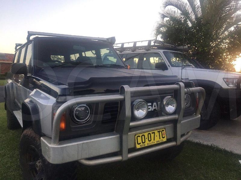 Bonnet Protector for Nissan Patrol GQ Y60 Tinted Guard Maverick – additional photo