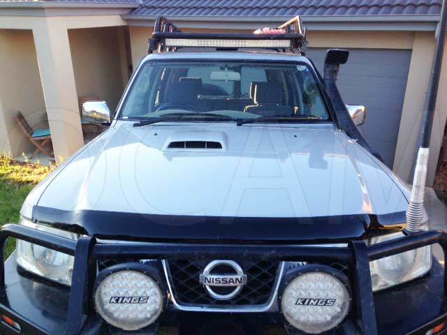 Bonnet Protector Clips for Nissan Patrol GU S4 2004 - 2015 Fitting Kit – additional photo