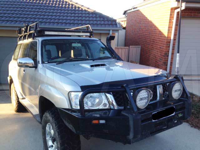 Bonnet Protector for Nissan Patrol GU Wagon Y61 2004-2015 Tinted Guard – additional photo