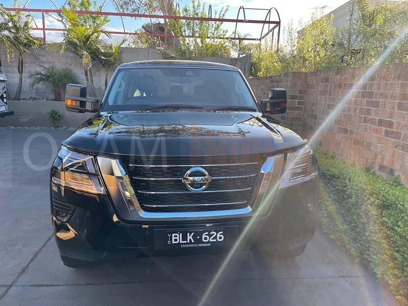 Bonnet Protector For Nissan Patrol Y62 Series 5, 11/2019-26 Tinted Guard – additional photo