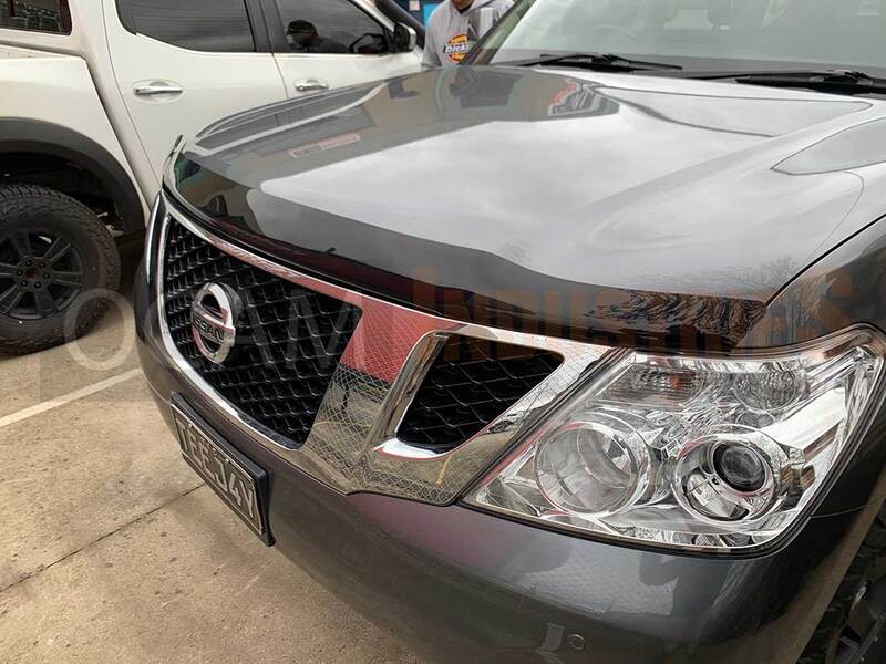 Bonnet Protector For Nissan Patrol Y62 2012-19 Tinted Guard – additional photo