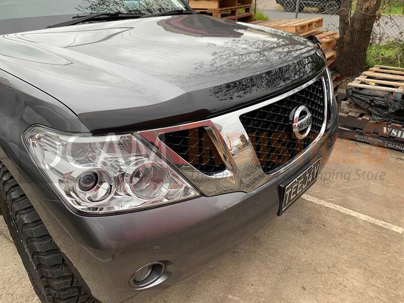 Bonnet Protector For Nissan Patrol Y62 2012-19 Tinted Guard – additional photo