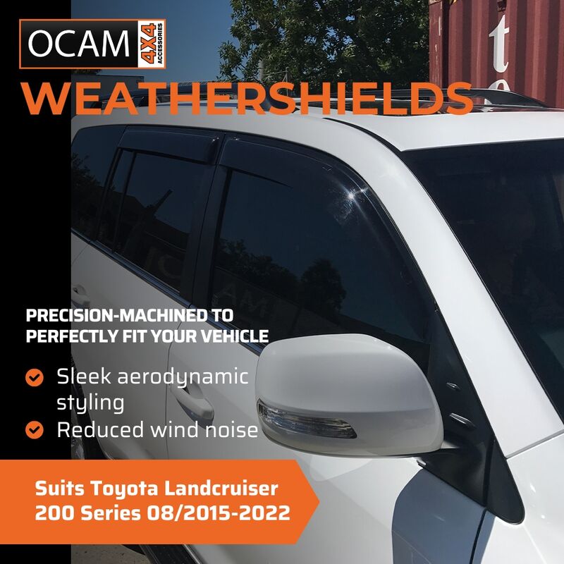 Bonnet Protector Weathershields For Toyota Landcruiser 200 Series 08/2015-2022 – additional photo