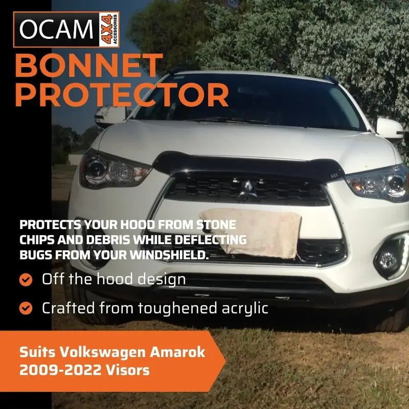 Bonnet Protector, Weathershields For Mitsubishi ASX XB 2012 - 2016 Window Visors – additional photo
