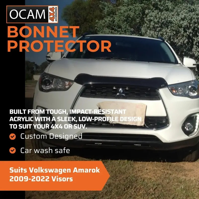 Bonnet Protector, Weathershields For Mitsubishi ASX XB 2012 - 2016 Window Visors – additional photo