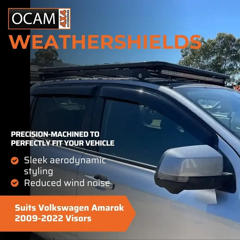 Bonnet Protector, Weathershields for Volkswagen Amarok 05/2023+ Window Visors – additional photo