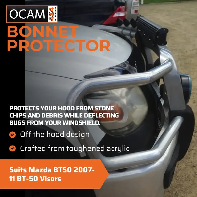 Bonnet Protector, Weathershields For Mazda BT50 2007-11 BT-50 Visors – additional photo
