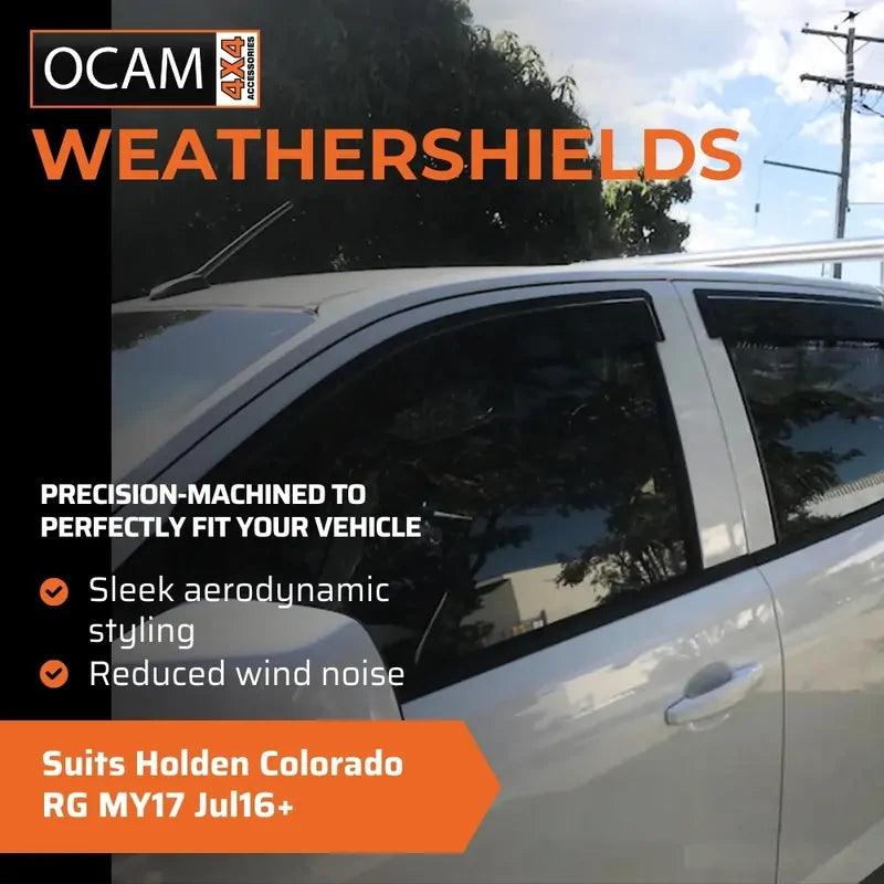 Bonnet Protector & Weathershields For Holden Colorado RG MY17 Jul16+ – additional photo