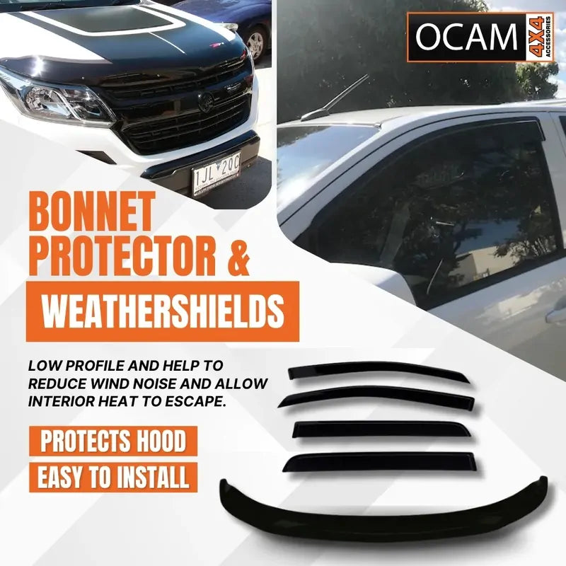 Bonnet Protector & Weathershields For Holden Colorado RG MY17 Jul16+ – additional photo