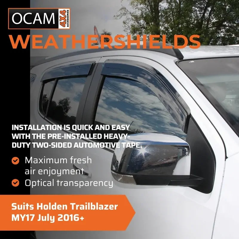 Bonnet Protector, Weathershields For Holden Trailblazer MY17 July 2016-20 – additional photo