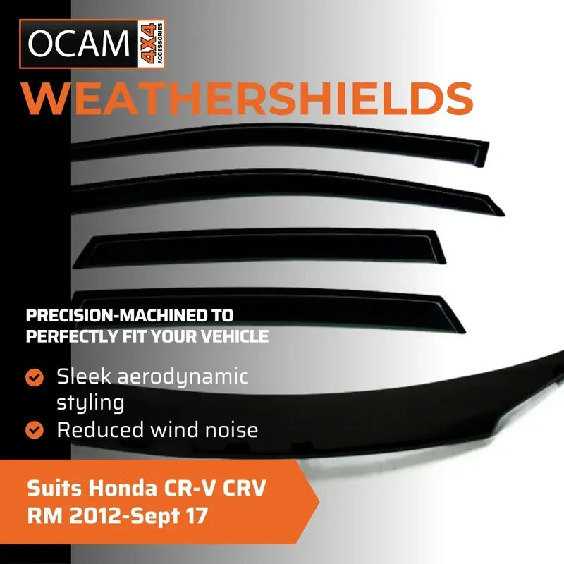 Bonnet Protector, Weathershields For Honda CR-V CRV RM 2012-Sept 17 Visors – additional photo