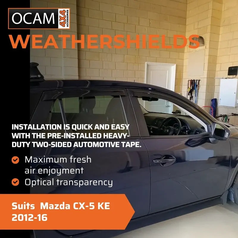 Bonnet Protector Weathershields For Mazda CX-5 KE 2012-16 Visors CX5 – additional photo