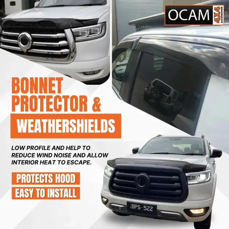 Bonnet Protector, Weathershields For GWM Cannon 2020-2024 – additional photo