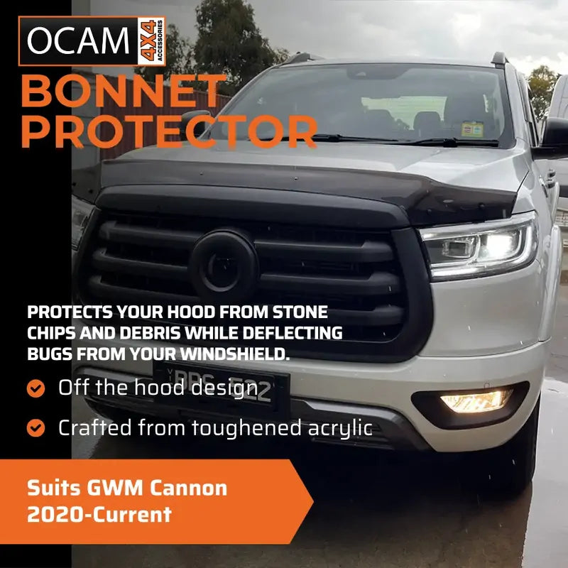 Bonnet Protector, Weathershields For GWM Cannon 2020-2024 – additional photo