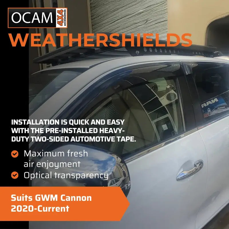 Bonnet Protector, Weathershields For GWM Cannon 2020-2024 – additional photo
