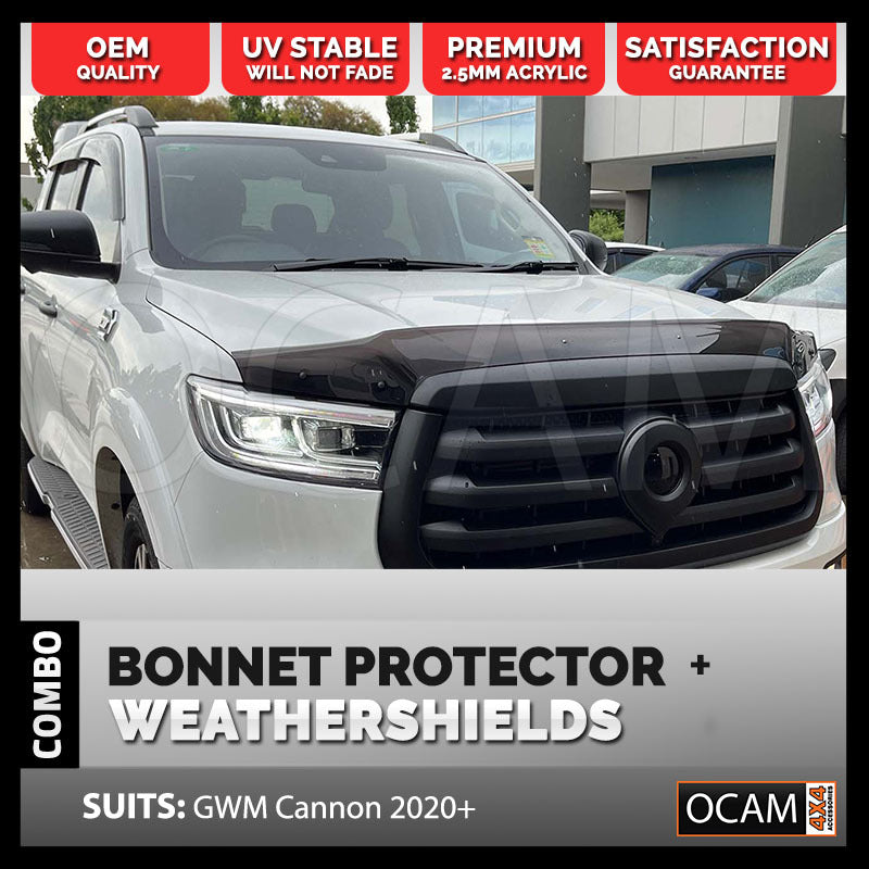 Bonnet Protector, Weathershields For GWM Cannon 2020-2024 – additional photo