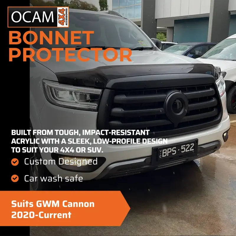 Bonnet Protector, Weathershields For GWM Cannon 2020-2024 – additional photo