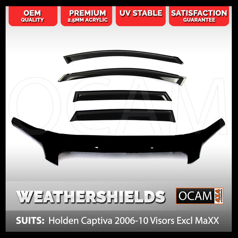 Bonnet Protector & Weathershields For Holden Captiva CG 2006-10 – additional photo