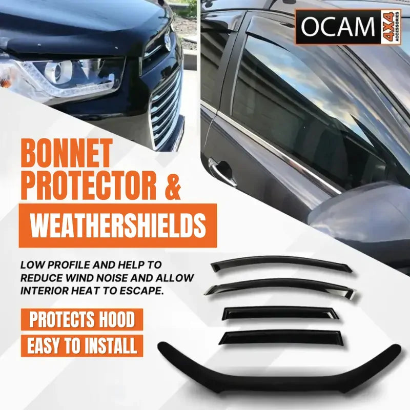 Bonnet Protector, Weathershields For Holden Captiva 7 Series II 2011-18 CG – additional photo