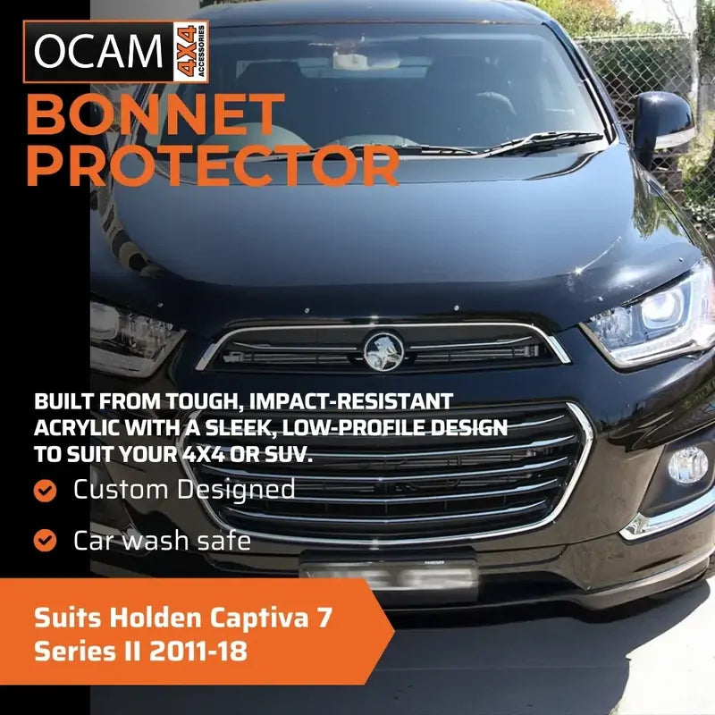 Bonnet Protector, Weathershields For Holden Captiva 7 Series II 2011-18 CG – additional photo