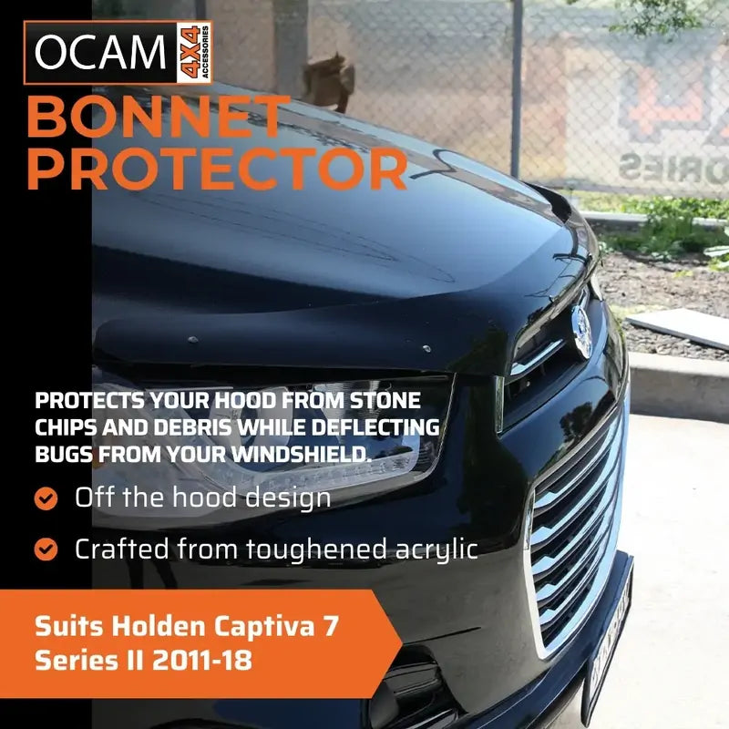 Bonnet Protector, Weathershields For Holden Captiva 7 Series II 2011-18 CG – additional photo
