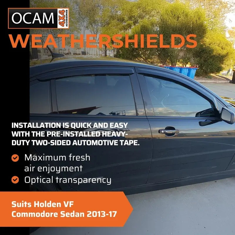 Bonnet Protector, Weathershields For Holden VF Commodore Sedan 2013-17 Visors – additional photo