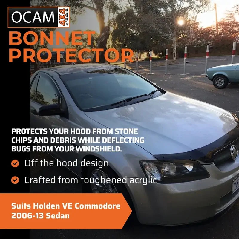 Bonnet Protector, Weathershields For Holden VE Commodore 2006-13 Sedan Tinted – additional photo