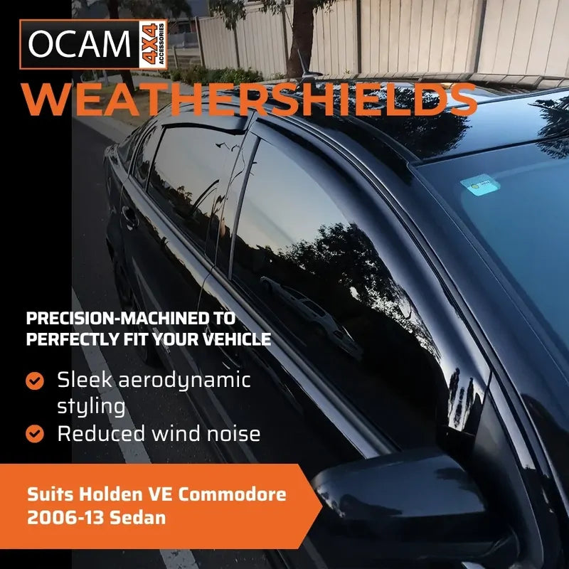 Bonnet Protector, Weathershields For Holden VE Commodore 2006-13 Sedan Tinted – additional photo