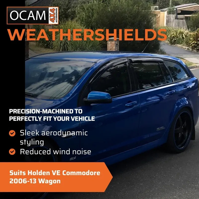 Bonnet Protector, Weathershields For Holden VE Commodore 2006-13 Wagon Tinted – additional photo
