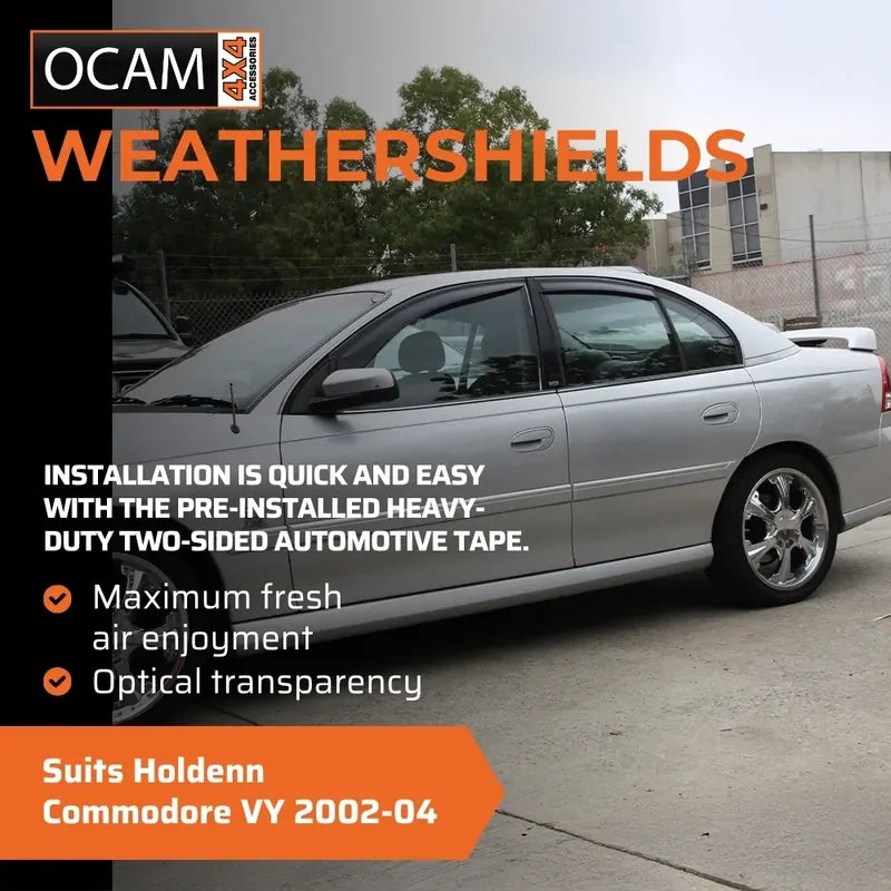 Bonnet Protector, Weathershields For Holdenn Commodore VY 2002-04 Tinted Guard – additional photo