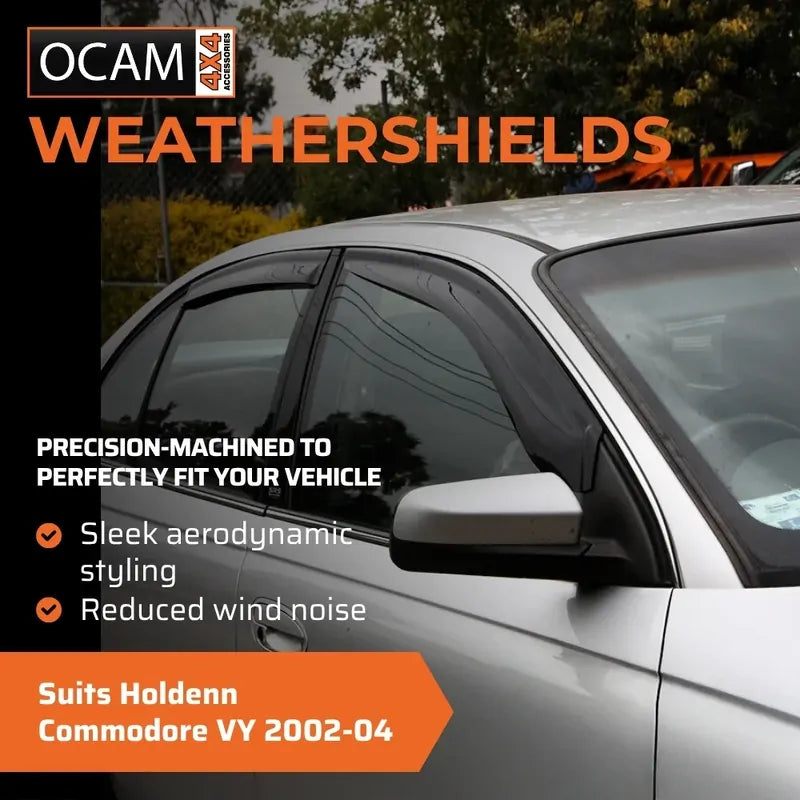 Bonnet Protector, Weathershields For Holdenn Commodore VY 2002-04 Tinted Guard – additional photo