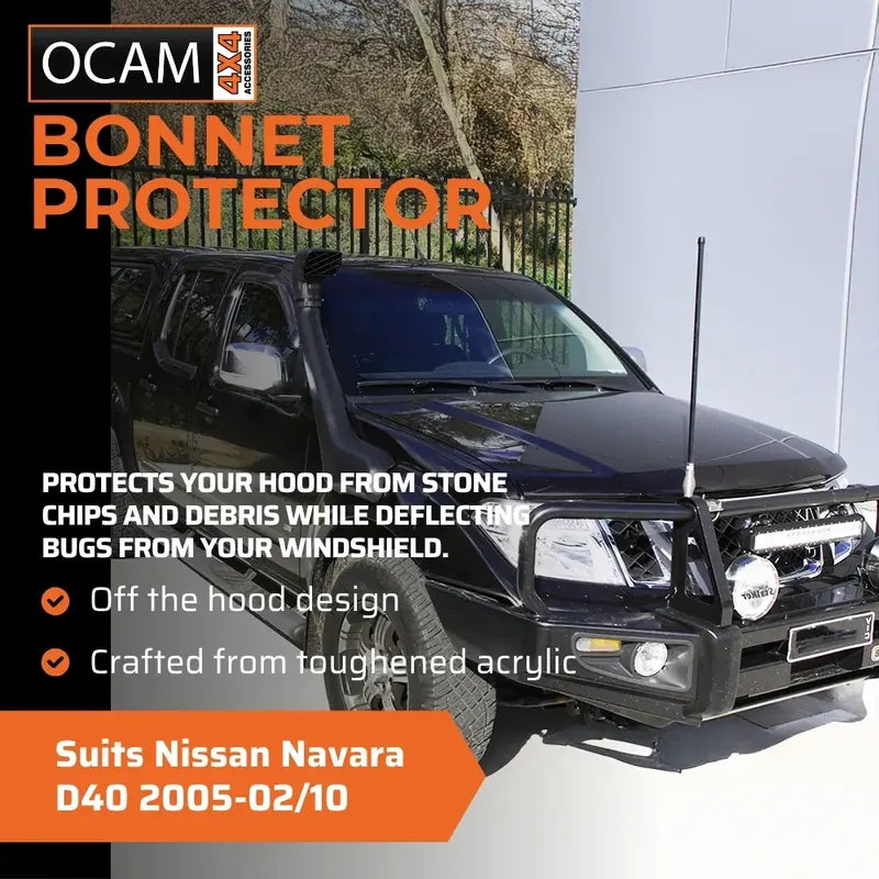 Bonnet Protector, Weathershields For Nissan Navara D40 2005-02/10 Spanish – additional photo