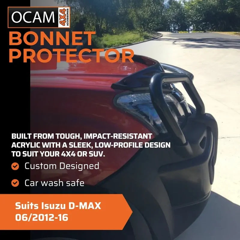 Bonnet Protector, Weathershields For Isuzu D-MAX 06/2012-16 DMAX Visors – additional photo