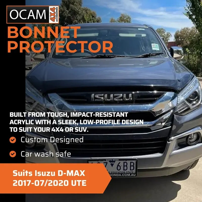 Bonnet Protector, Weathershields For Isuzu D-MAX 2017-07/2020 UTE DMAX Visors – additional photo